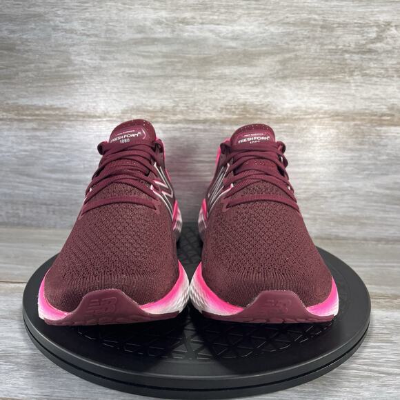 New Balance Women's Running Shoes - Burgundy and Pink - Picture 2 of 8